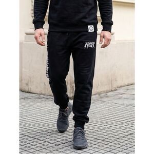 NWT NEFF Unisex Black Graphic “Weird Times” Sweatpants Joggers - Size Large